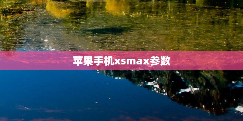苹果手机xsmax参数