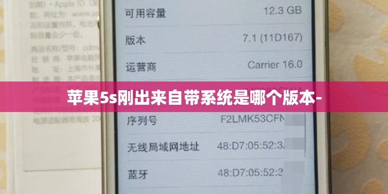 苹果5s刚出来自带系统是哪个版本-